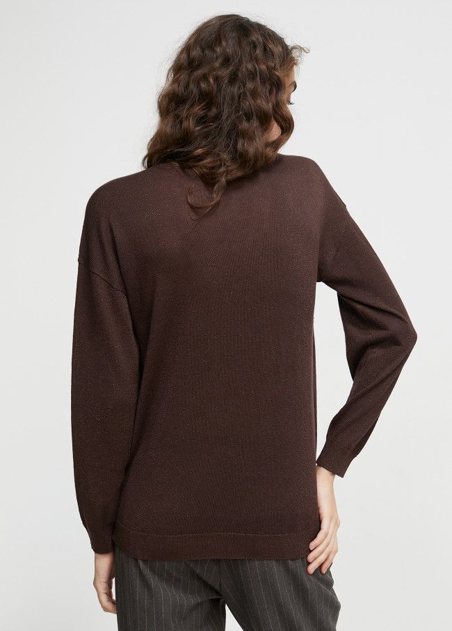 Pull détail paillettes