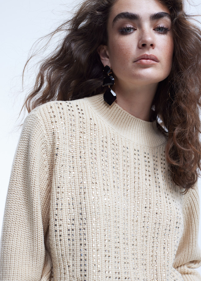 Pullover Strass