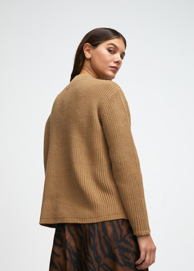 Pullover dettaglio strass