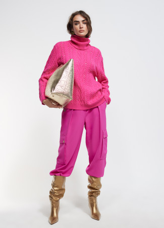 Pullover dettaglio strass