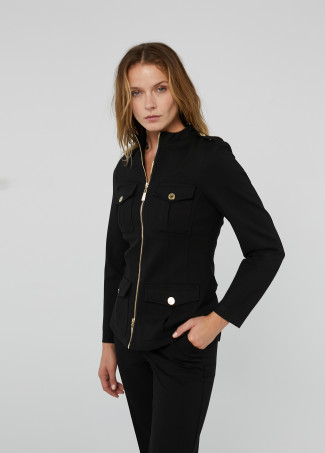 Cardigan con cerniera