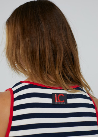 Striped strappy top. Limited Edition