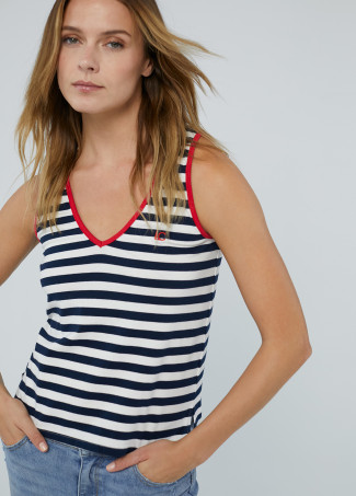 Striped strappy top. Limited Edition