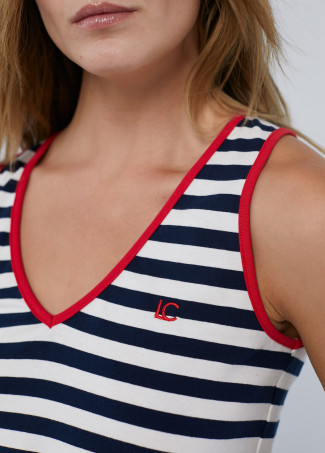 Striped strappy top. Limited Edition
