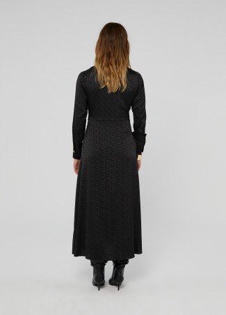 Vestido com estampado de logótipo