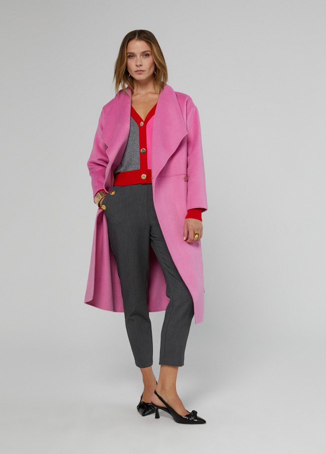 Cardigan dreifarbig