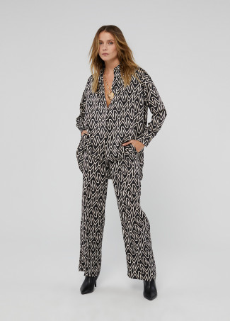 Chemise longue monogramme