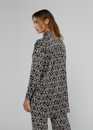 Camisa larga monograma