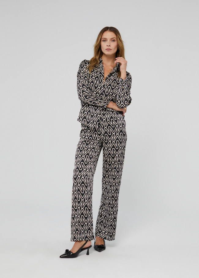 Chemise monogramme M