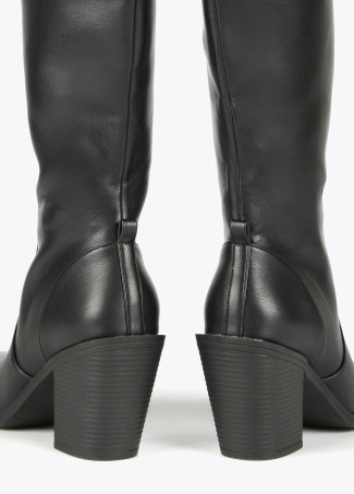 Knee-high cowboy boots