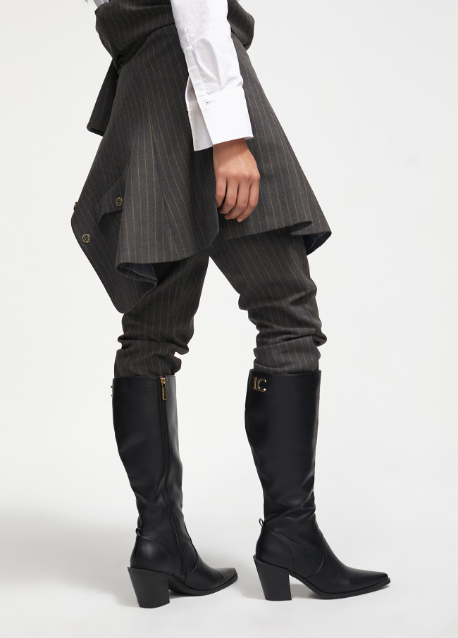 Stivali al ginocchio stile cowboy