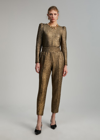 Jogginghose goldfarben