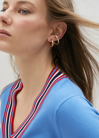 Ohrringe mit Piercing-Effekt