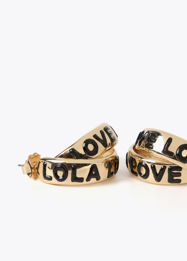 Pendientes doble aro Lola Love