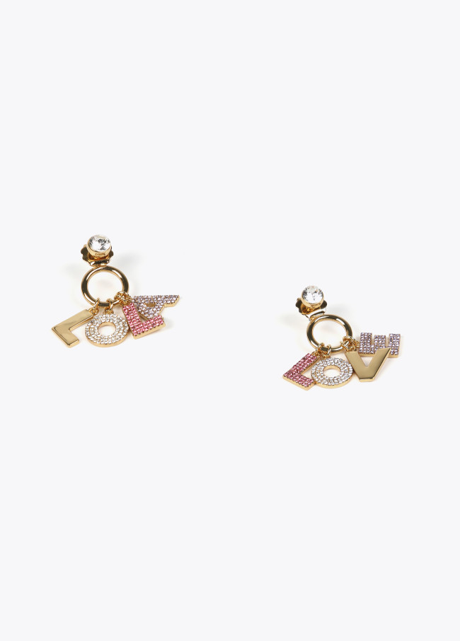 LOVE LOLA letter earrings