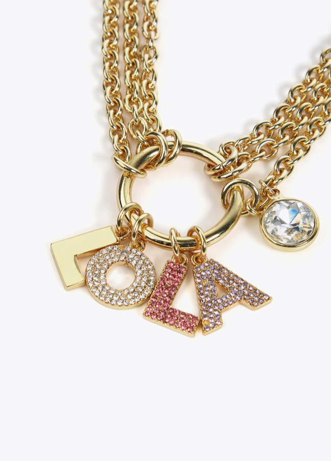 Collar multi cadena y charms Lola Love