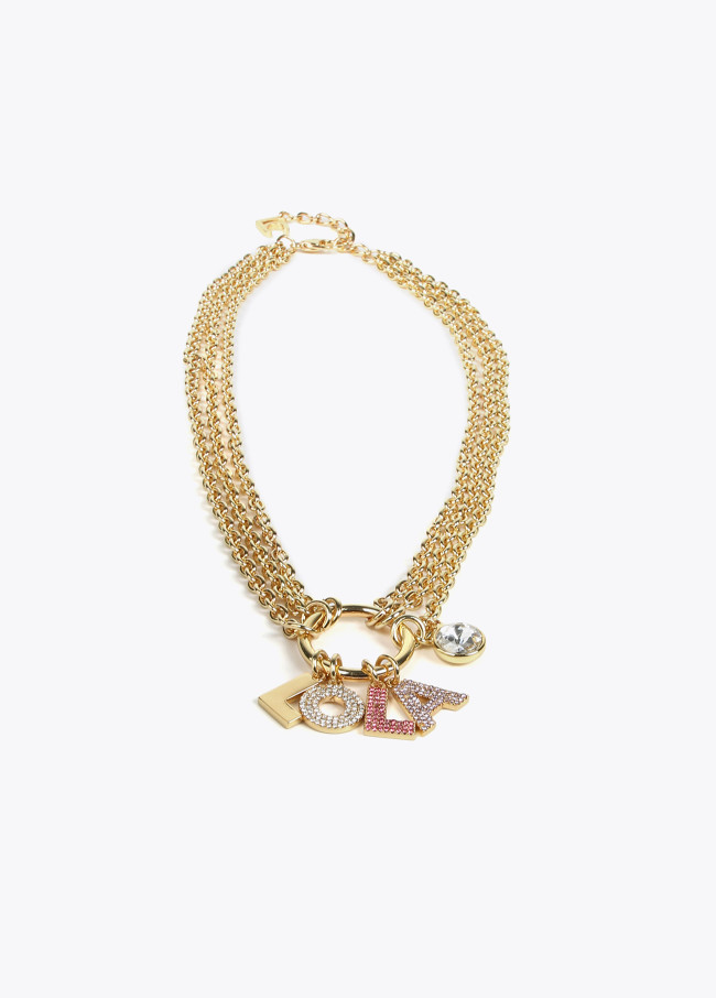 Collar multi cadena y charms Lola Love