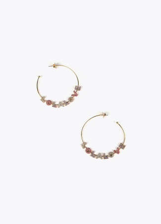 Goldfarbene starre Halskette LOLA LOVE