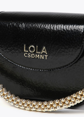 Mini borsa a tracolla metallizzata