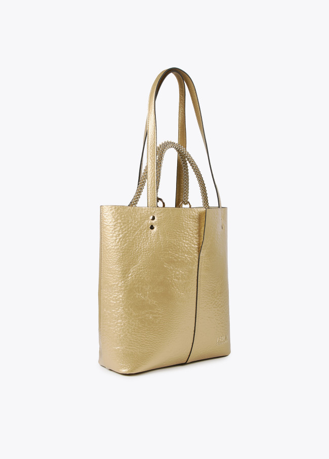 Mala tote bag metalizada