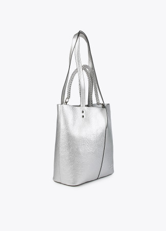 Mala tote bag metalizada