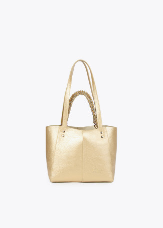 Borsa media metallizzata