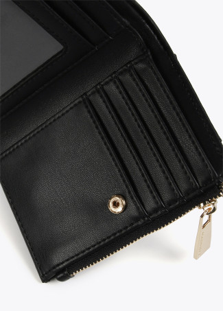 Square metal eyelet purse