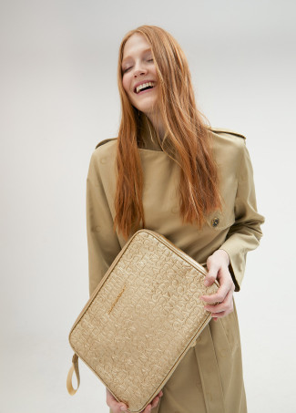 Monogrammed laptop case