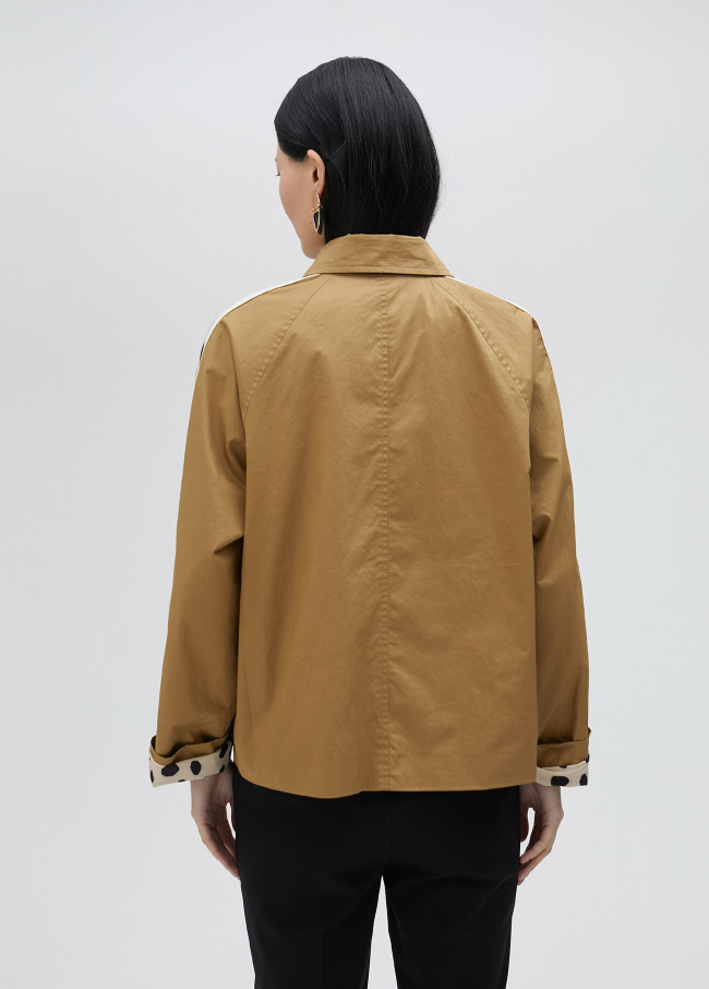 Trench corto camel