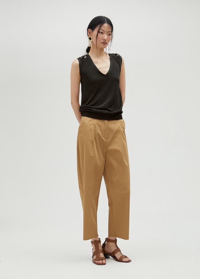 Knit top with eyelet details 2