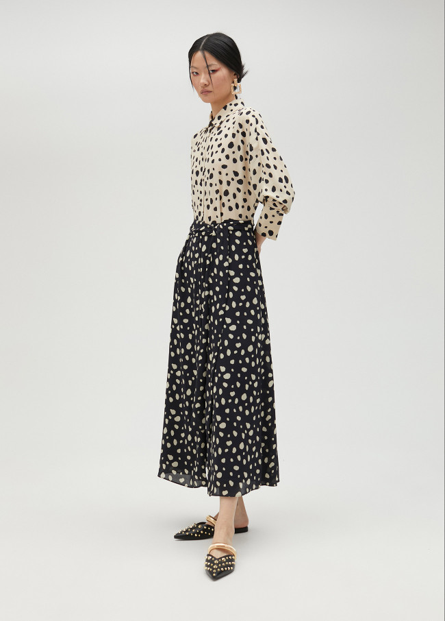 Vestito chemisier a pois