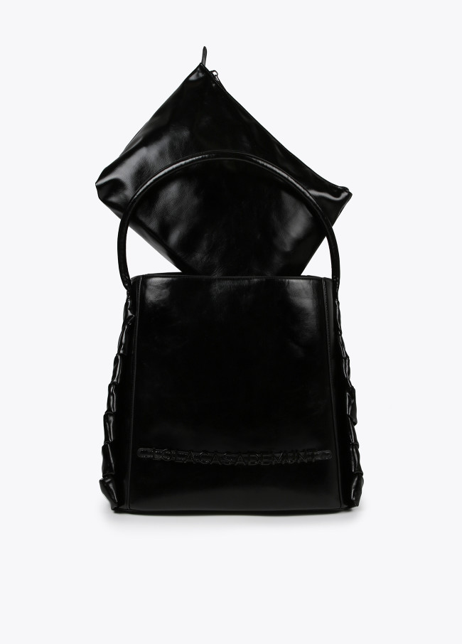 Shopper mit seitlichen Details