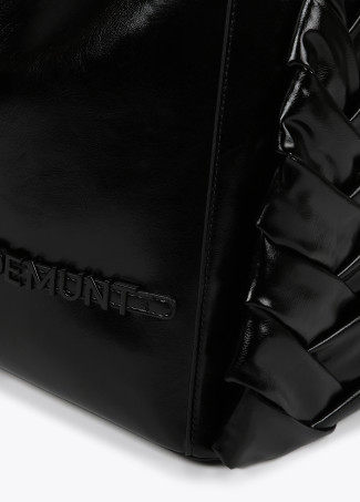 Mala tote bag com pormenores laterais