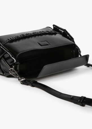 Borsa a tracolla con dettagli laterali