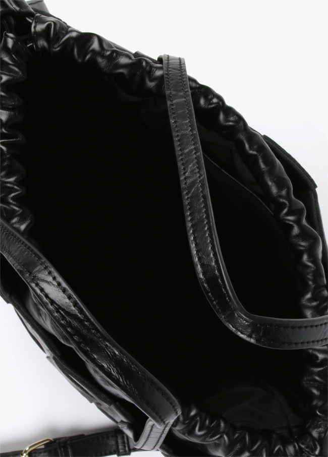 Sac cabas tressé texturé