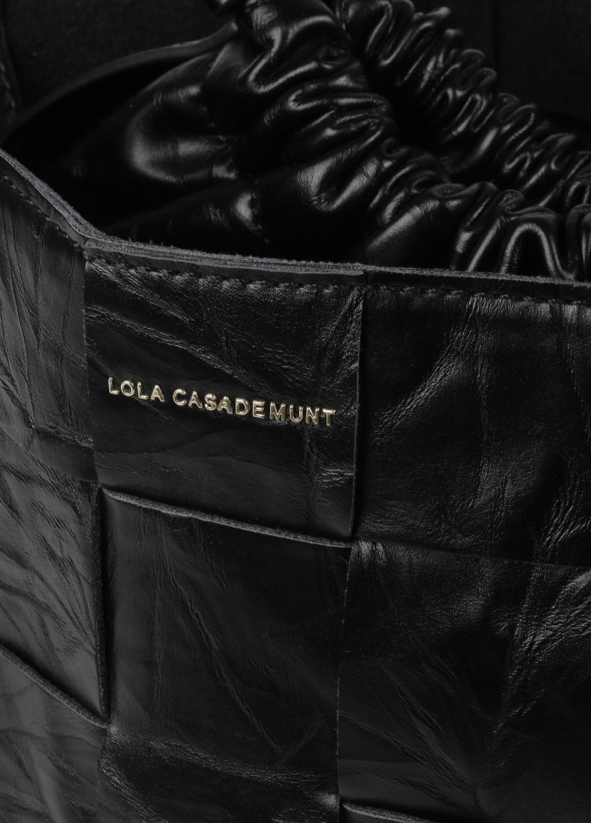 Sac cabas tressé texturé