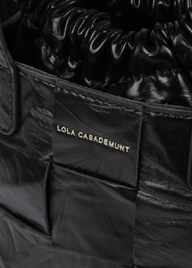 Petit sac tressé texturé