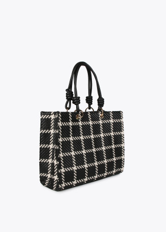 Karierter Shopper