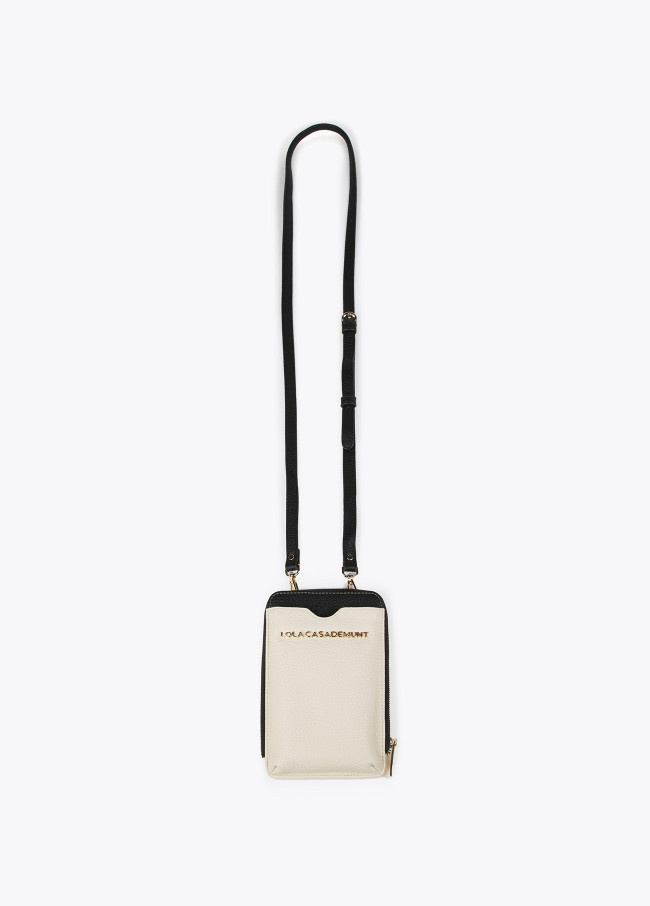 Mini two-tone mobile phone bag