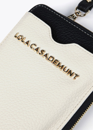 Mini-sac porte-téléphone bicolore