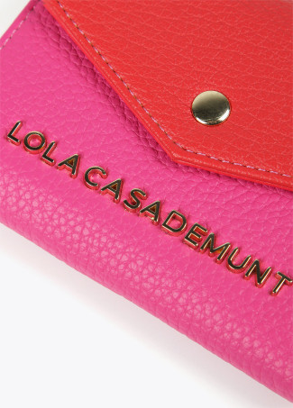 Porta-moedas bicolor