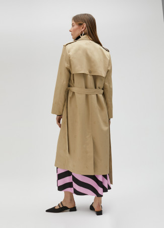 Trench long monogramme