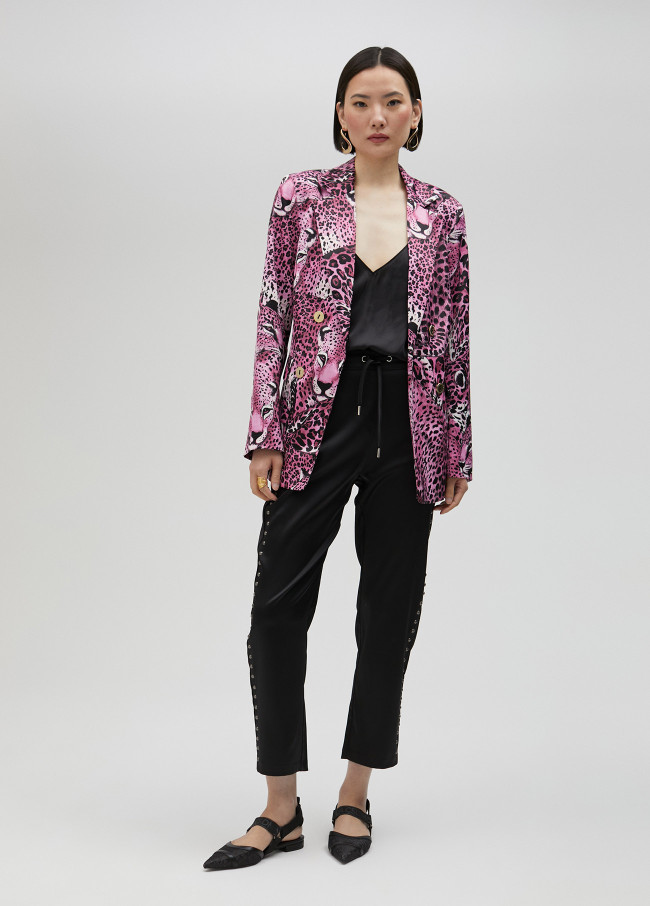 Blazer stampa animalier