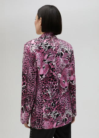 Blazer stampa animalier