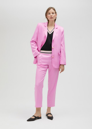 Blazer oversize satinato