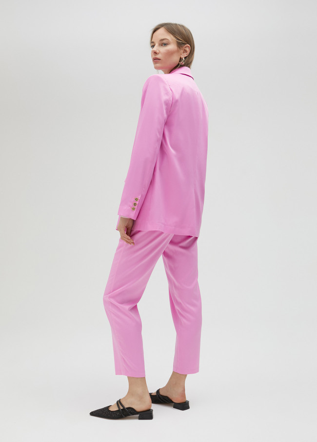 Blazer oversize satiné