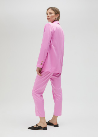 Blazer oversize acetinado