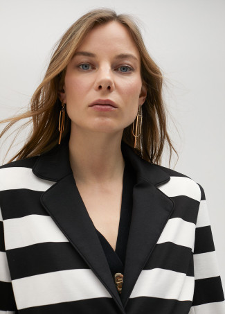 Striped blazer