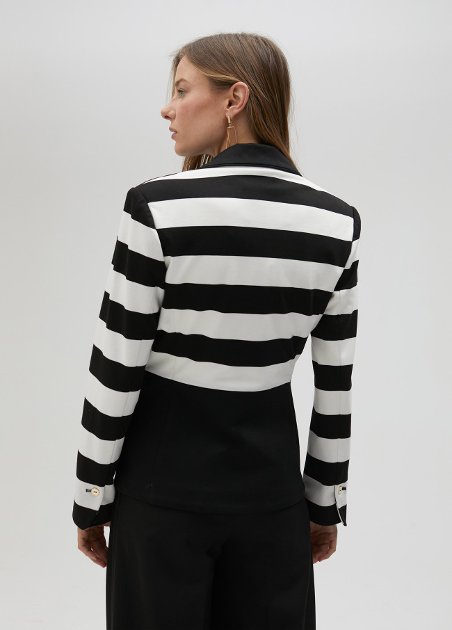 Gestreifter Blazer