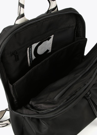 Sac à dos en nylon avec détails fluo